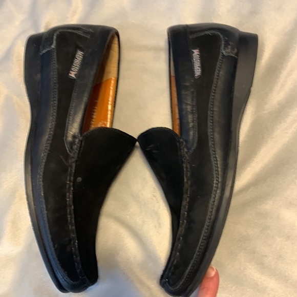 Mephisto cool air Algoras mens slip on black suede loafer driving shoes size 7.5 main image 4